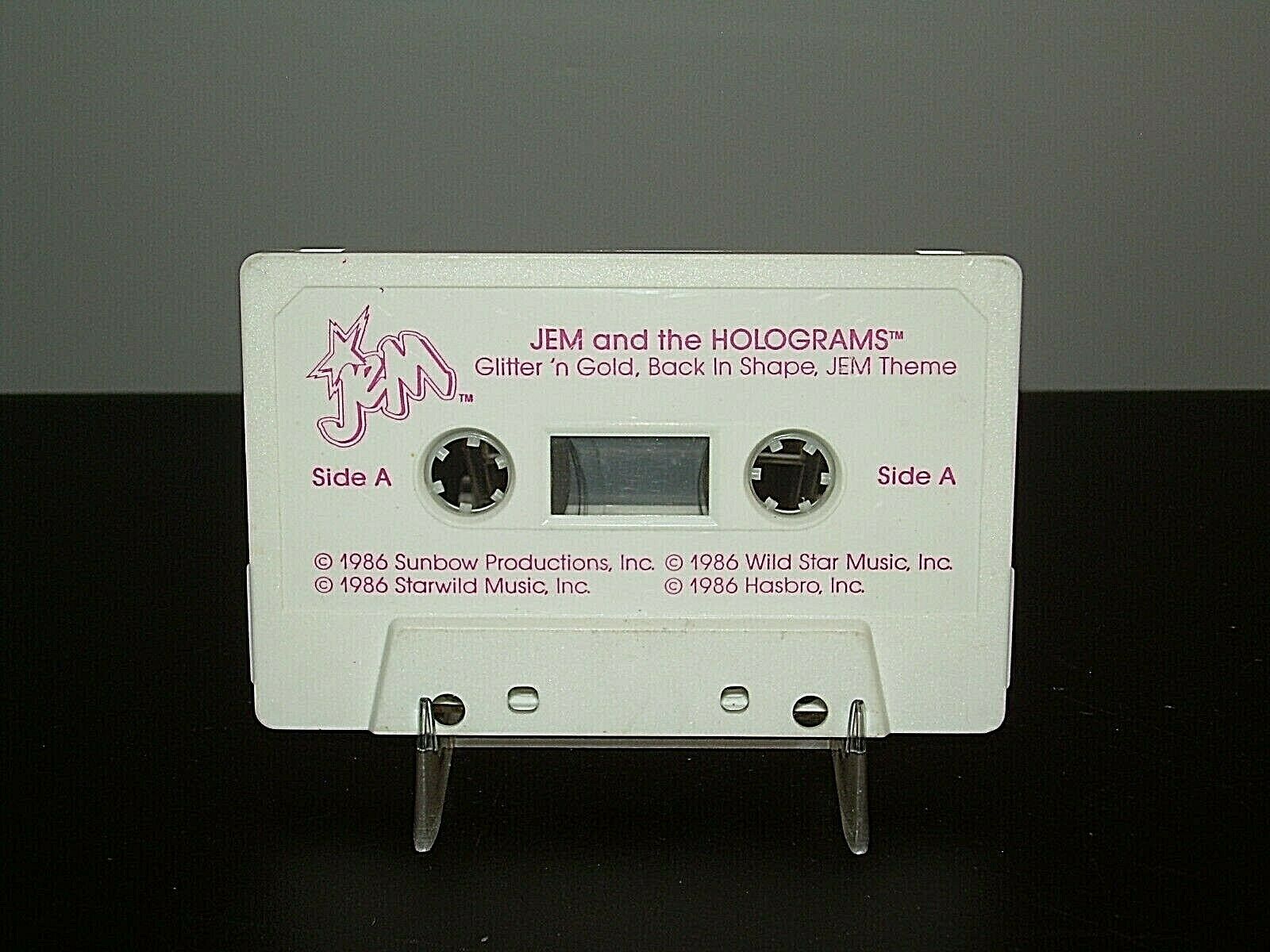 Jem & The Holograms Glitter N Gold Jem Cassette Tape