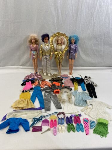 Jem And The Holograms Dolls/accessories Lot Vintage 1980’s