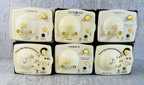 Lot Of 6 Used Medela Double Pump Electric Motors Only Pump In Style Advanced